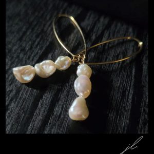 TRILLIUM PEARLS EARRINGS