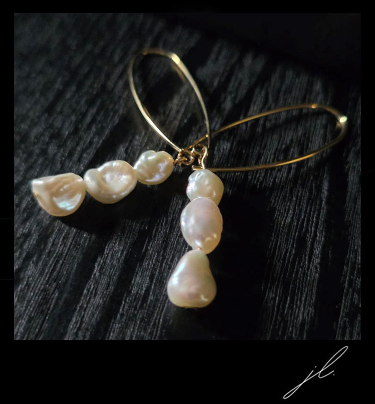 TRILLIUM PEARLS EARRINGS