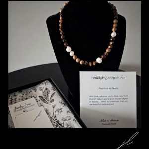 AMBER PEARL NECKLACE