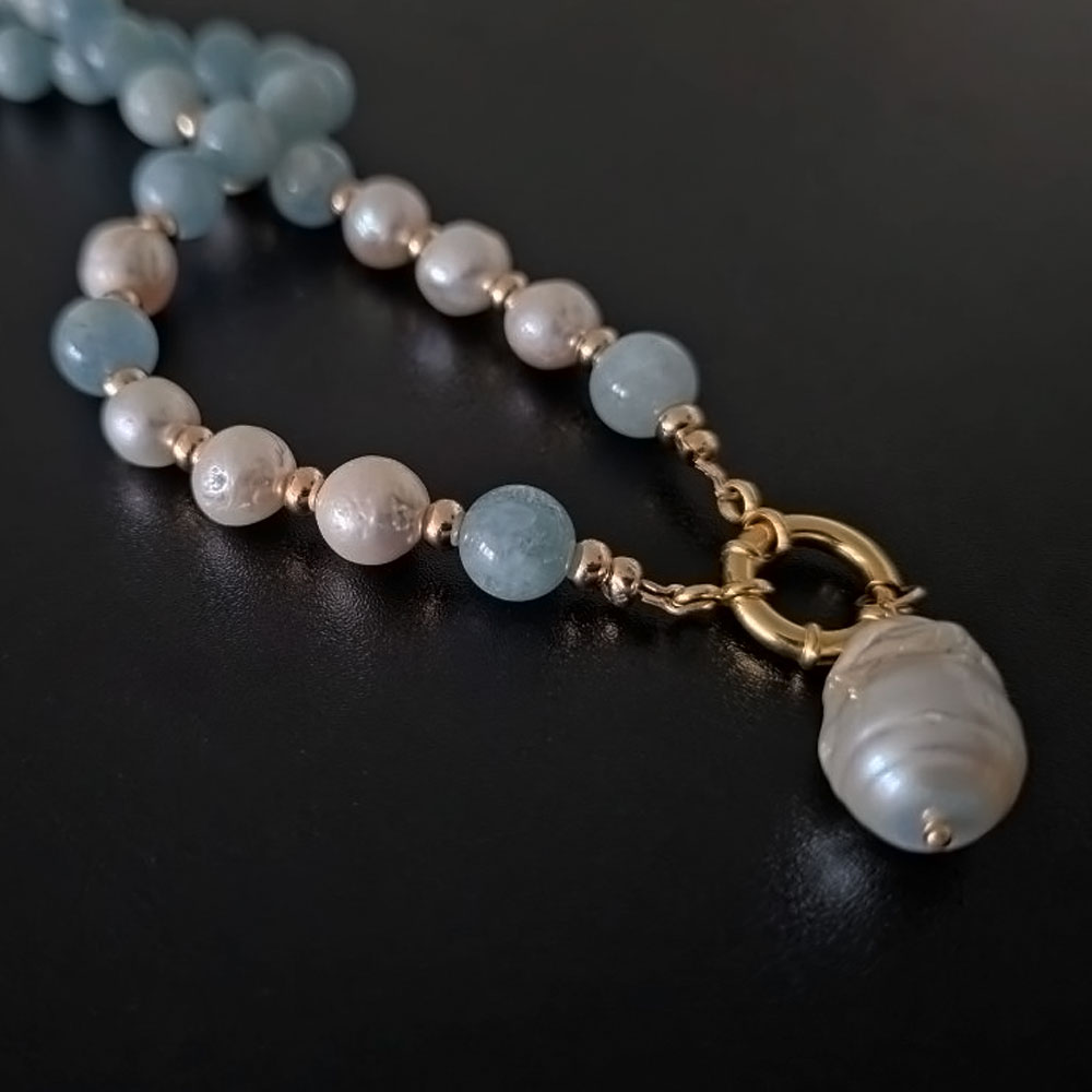 GEMMA PEARL NECKLACE - Image 2